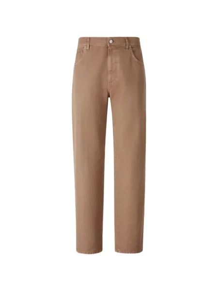 Дънки Pt Torino дизайн с пет джоба кафяво