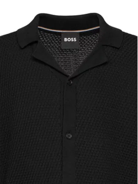 BOSS Kardiganas C-Iconico juoda