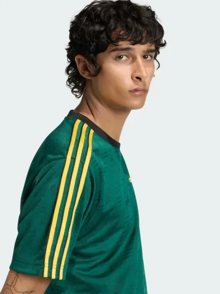 ADIDAS ORIGINALS Marškinėliai Bruised Banana geltona / smaragdinė juoda