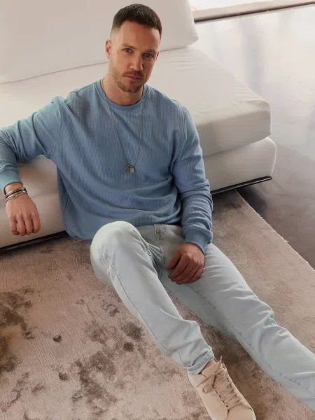 DAN FOX APPAREL Farmer Rico' világoskék