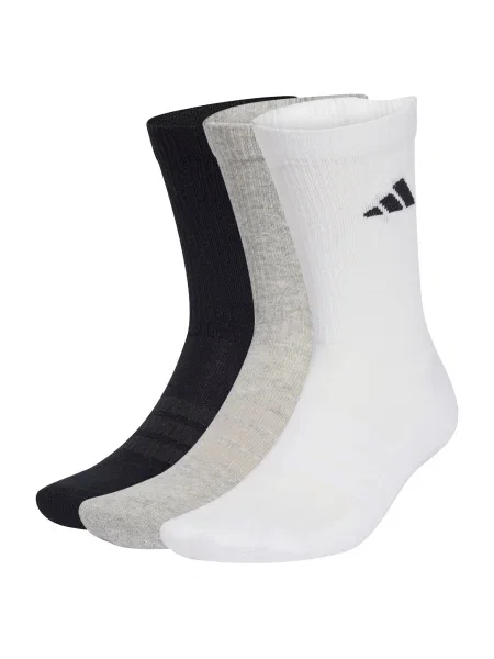 ADIDAS PERFORMANCE Sportzoknik ESS szürke melír / fekete fehér