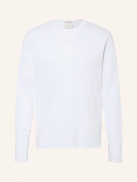Calvin Klein Tričko S Dlouhým Rukávem Supima Interlock bílá