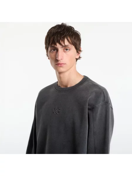 Filling Pieces hanorac de Boxy Embroidered negru