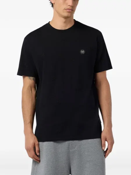 Тениска Philipp Plein черно