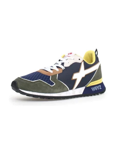 Sneakersy W6yz zamszowe niebieskie
