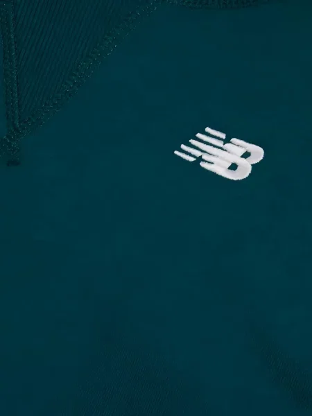 Bluza z kapturem dziecięca New Balance zielona