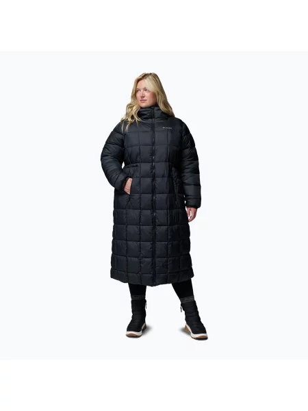 Geacă izolată pentru femei Columbia Puffect III Long black negru