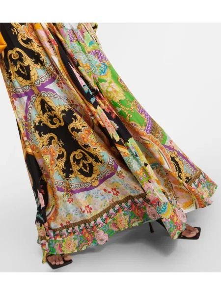 Rochie maxi Camilla cu imagine de costum