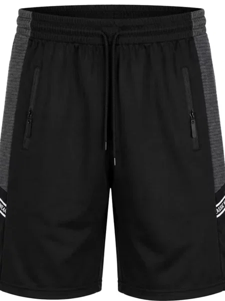Pantaloni scurți de sport J.style negru