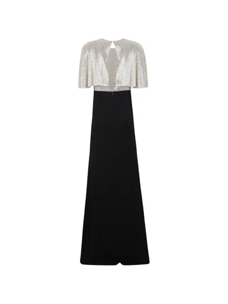 Rochie maxi Roland Mouret cu paiete negru