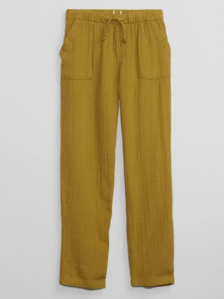 Pantaloni copii Gap maro