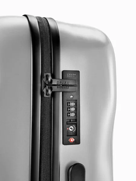 Crash Baggage kemény fedelű bőrönd ICON Small size cm szürke
