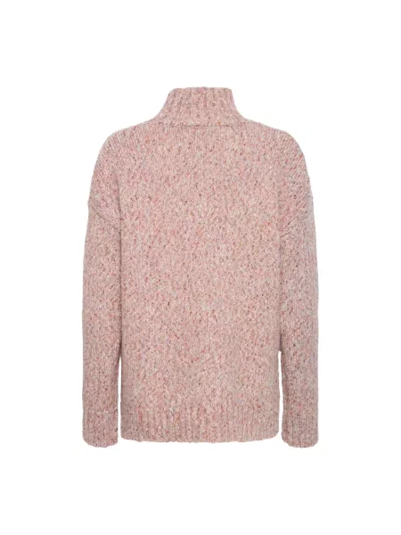 Sweter z golfem Ichi do golfa czerwony