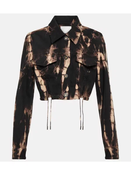 Kurtka jeansowa Dion Lee o krotszym kroju