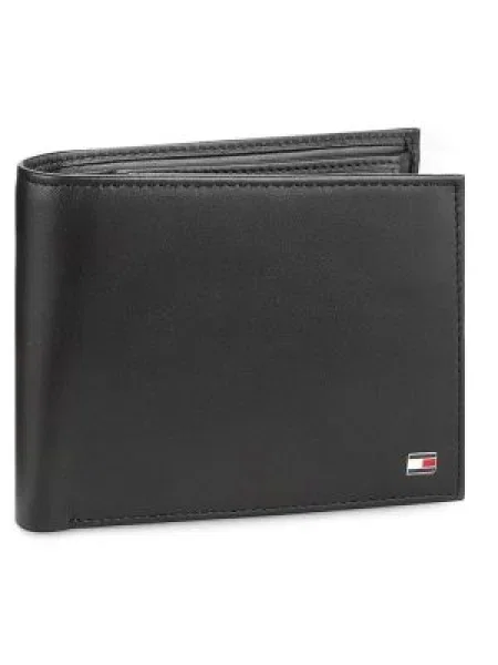 TOMMY HILFIGER Denarnica Eton rdeča / črna / bela