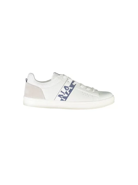 Sneakersy Napapijri skórzane białe