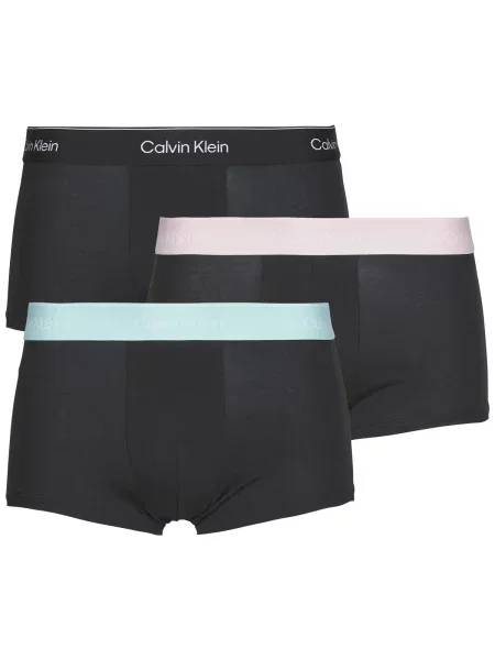 Boksarice Calvin Klein Jeans z nizkim pasom črna