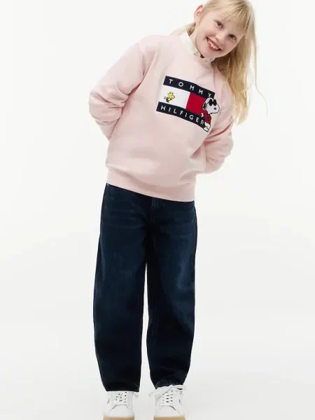 Суитчър Tommy Hilfiger розово