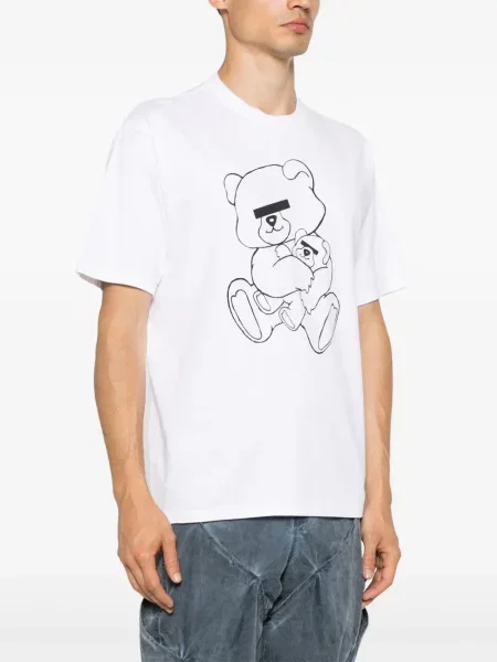 Ursuleț de pluș tricou Undercover alb