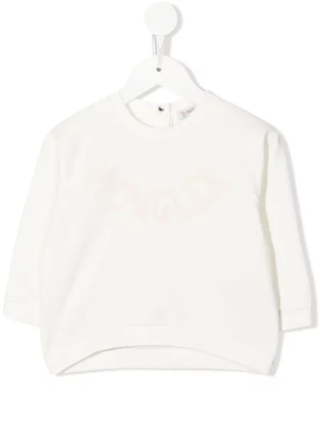 Bluza dziecięca Moncler Enfant biała
