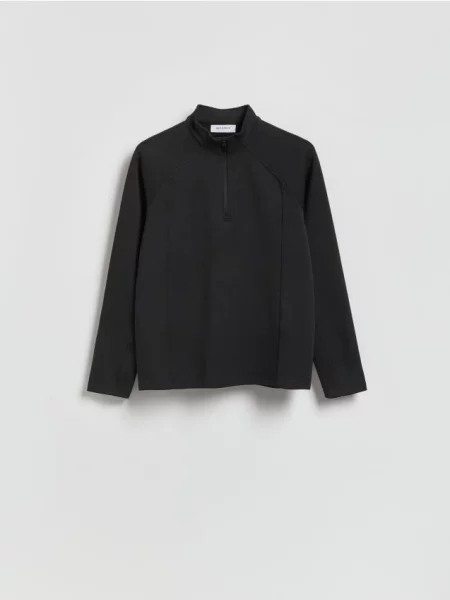 Trening Reserved cu guler înalt negru