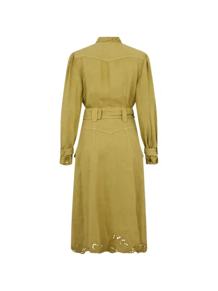 Rochie mini Alberta Ferretti cu broderie verde