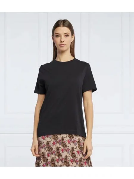 BOSS BLACK póló ecosa | relaxed fit fekete