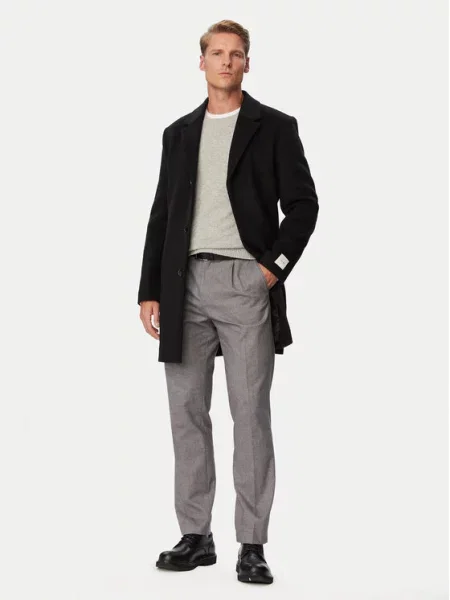 Calvin Klein Вълнено палто черен