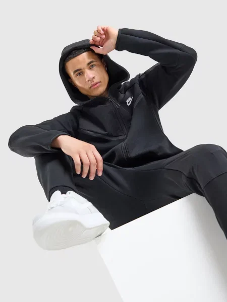 Nike Bluza Rozpinana Z Kapturem Tech czarna