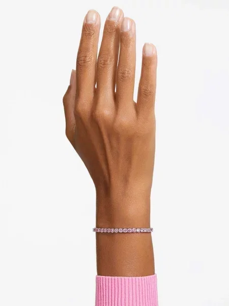 Náramok Swarovski MATRIX ružová
