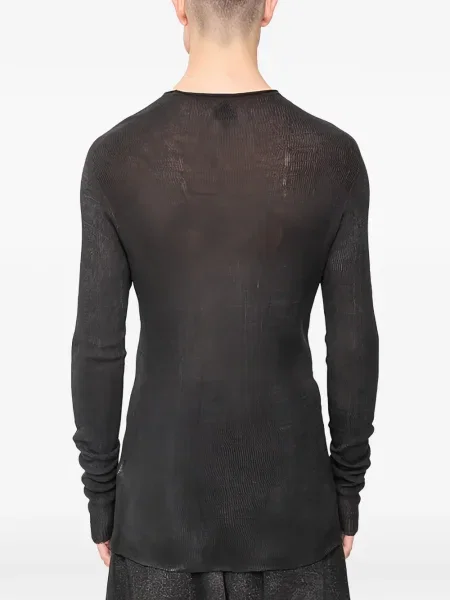 Tricou Md75 tricotate lung negru