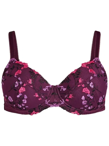Devoted by Zizzi Sutien Lykke lila / mov închis roz