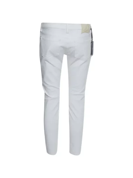 Blugi skinny Jacob Cohën skinny fit alb