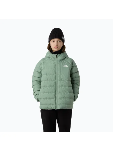Gyerek The North Face Reversible Perrito kapucnis pehelydzseki slate moss. Méret: M zöld