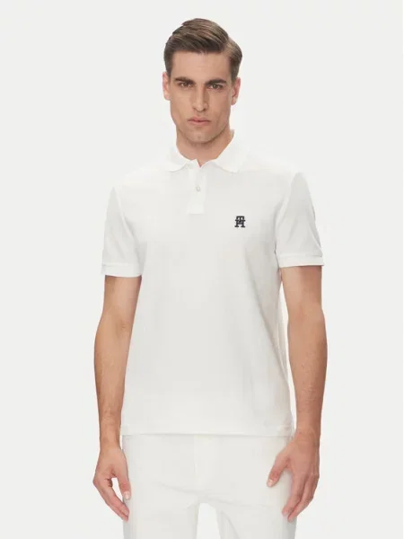 Tommy Hilfiger Polo majica Regular Fit bela