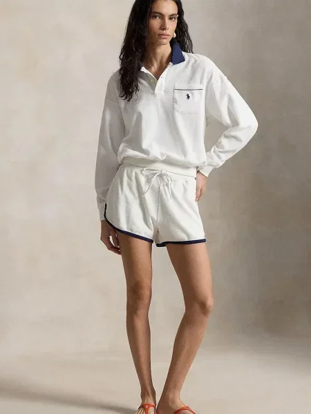Polo Ralph Lauren LT WT COTTON TERRY-KNT-POLO bluza biała