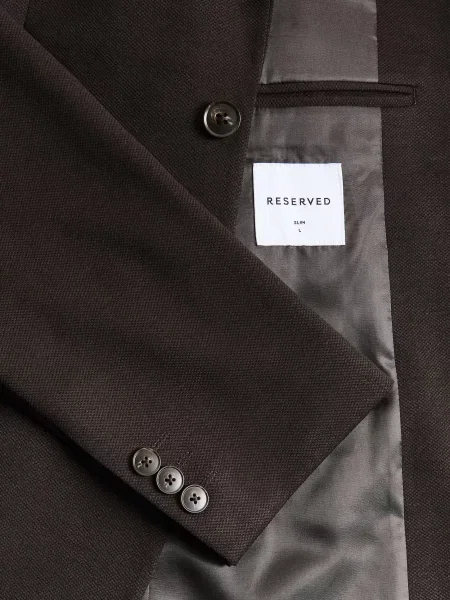 Пиджак Reserved коричневый