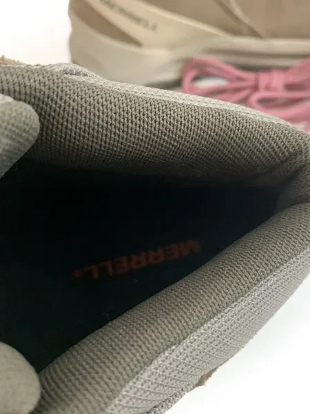 Fűzős szarvasbőr sneaker Merrell barna