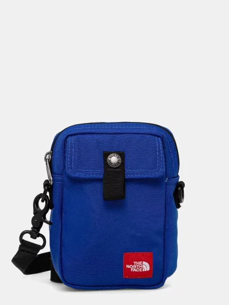 Geantă The North Face mini albastru