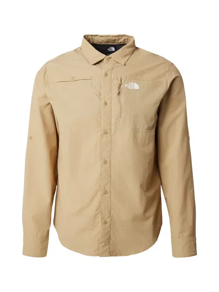 THE NORTH FACE Funkční košile SEQUOIA khaki bílá