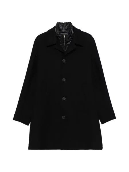 Palton Herno cu un singur rând de nasturi negru