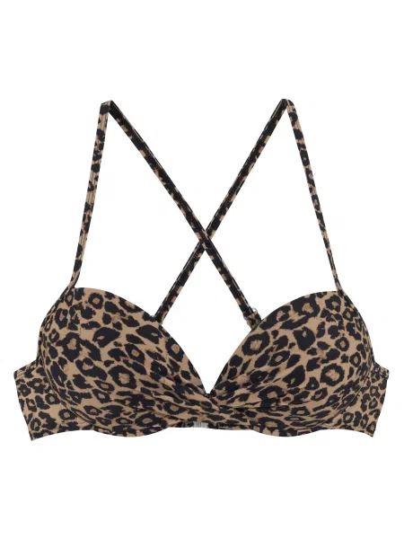 VIVANCE Bikini zgornji del rjava črna