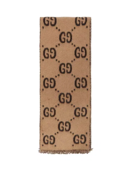 Κασκόλ Gucci μπεζ
