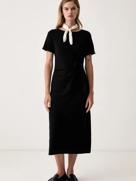 DKNY rochie din cu negru
