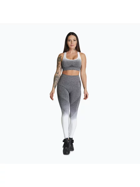 Legginsy bezszwowe Carpatree Phase Seamless białe
