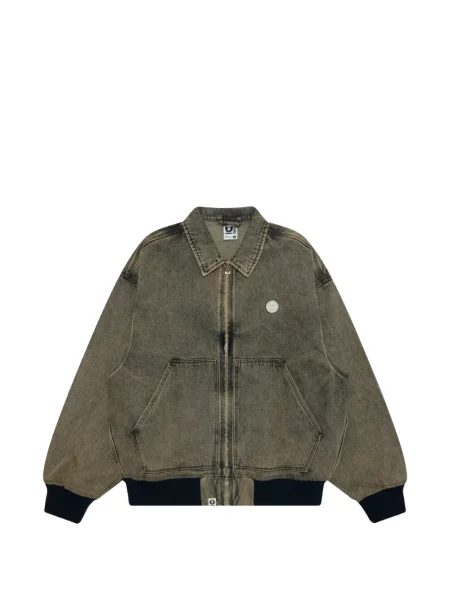 Geacă Aape By A Bathing Ape cu broderie gri