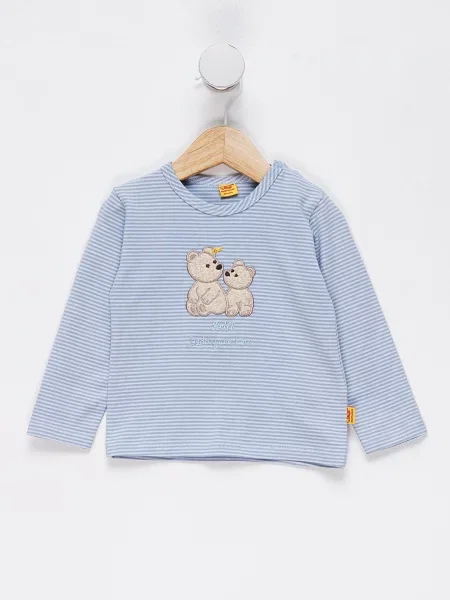 Лонгслив Steiff голубой