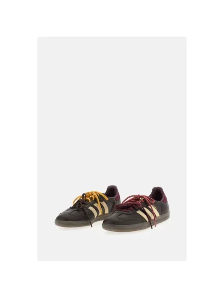 Sneakersy Adidas Originals skórzane brązowe