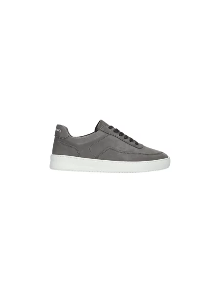 Sneakersy Filling Pieces skórzane szare
