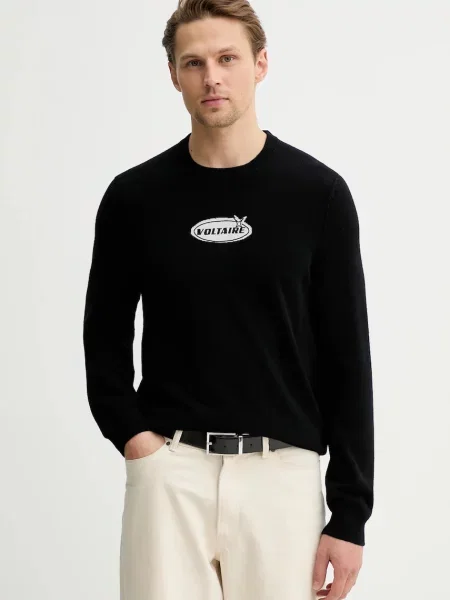 ZADIG&VOLTAIRE pulover de lana negru